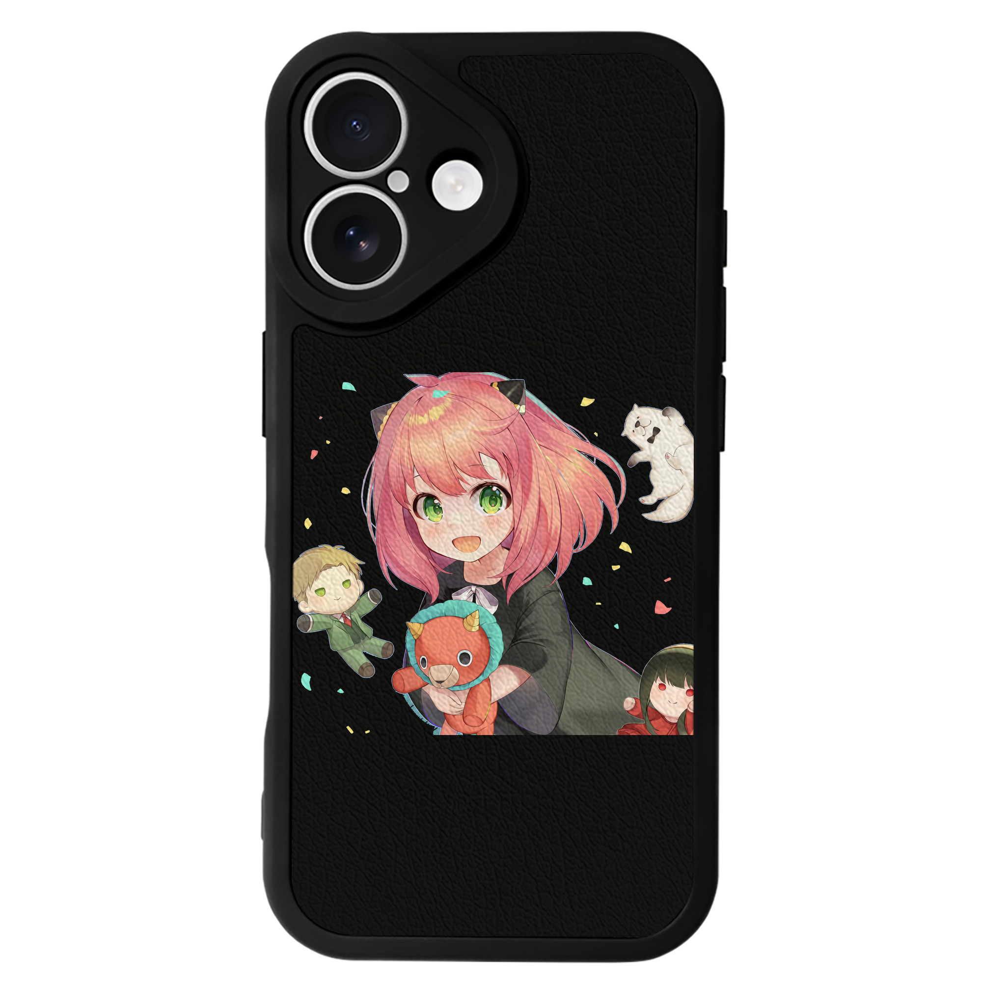 （画像用） SPY×FAMILY间谍家家酒 【iPhone 16シリーズ対応】シリコンスマホケース（レザー調） 材質：シリコン